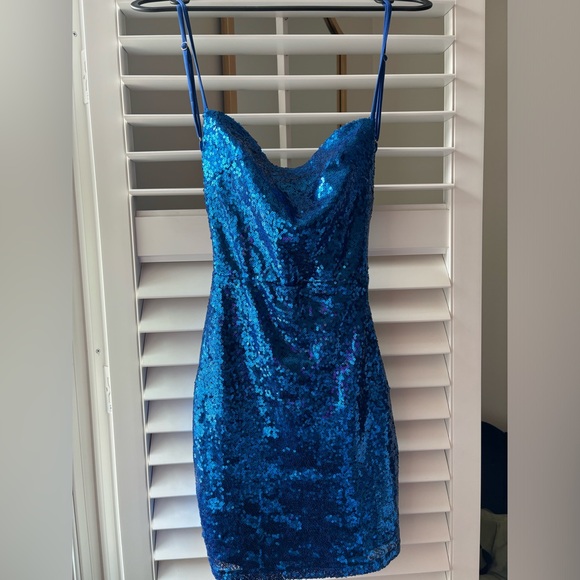 Lucy in the Sky Starstruck Strappy Dress NWOT - Picture 3 of 5